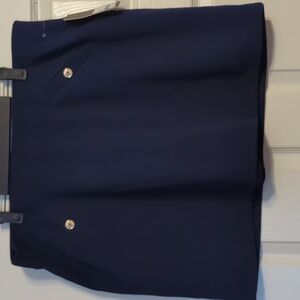 Jones New York Signature Blue A Line Mini Skort NWT
